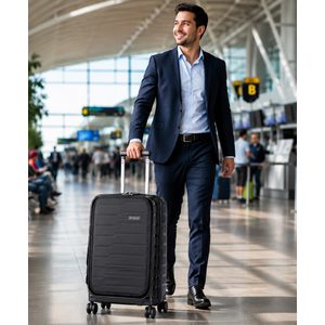 Cellini Microlite Business Soft Front Carry On Trolley