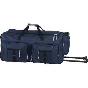 Dual Front Pocket Rolling Travel Duffel