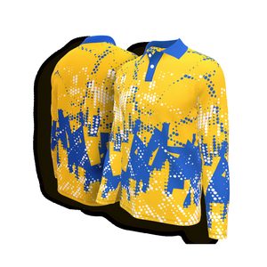 Kiddies Long Sleeve Golf Shirt Custom Design