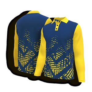 Mens Long Sleeve Golf Shirt Custom Design