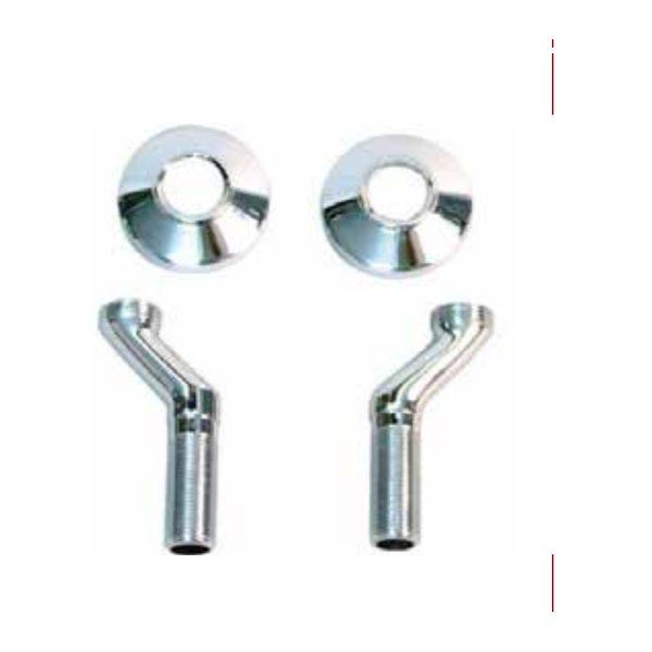 S Connector Long - Brass