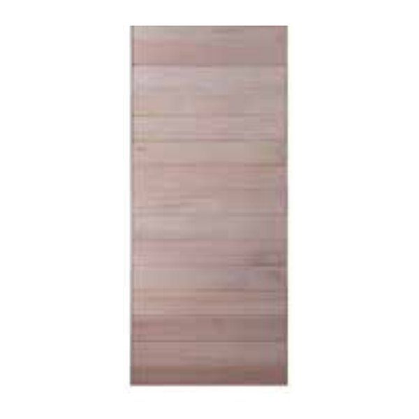 Solid Meranti Horizontal Groove Slatted Door