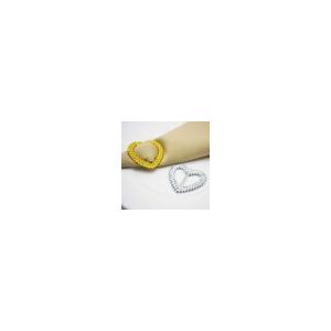 Plastic Napkin Ring Heart Shaped