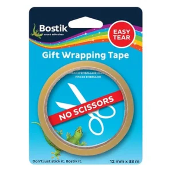 Bostik Gift Wrapping Tape 12mm x 33m