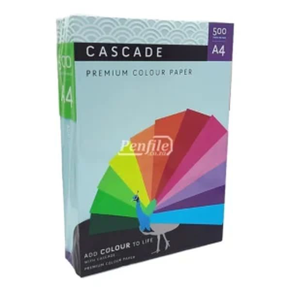 Cascade A4 Colour Paper 80gsm Ream 500 Sheets - Pastel Ocean