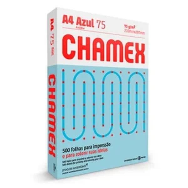 Chamex A4 Colour Paper 75gsm Ream 500 Sheets - Azul Blue