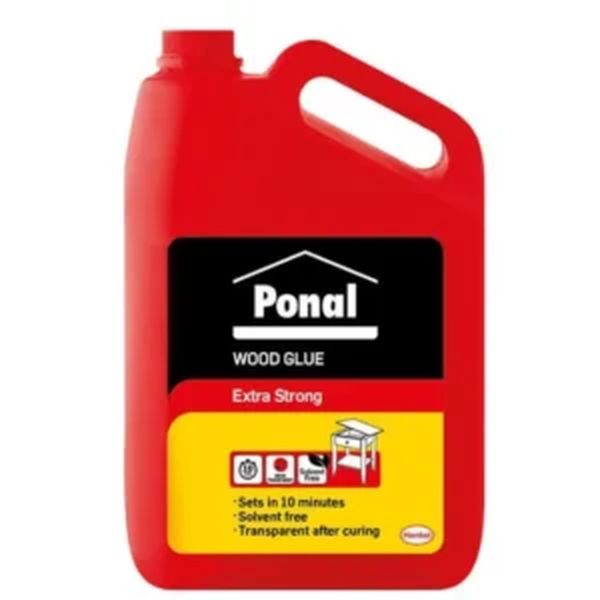 Ponal Wood Glue Extra Strong 5 Litre - Box 4