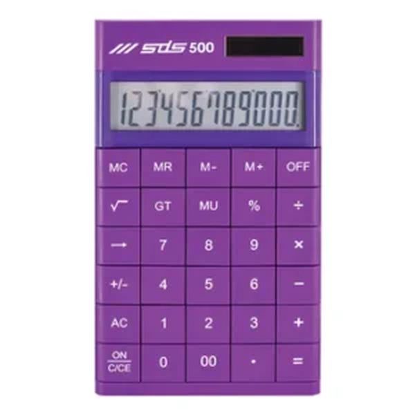SDS 500 Desktop Calculator 12 Digit Purple