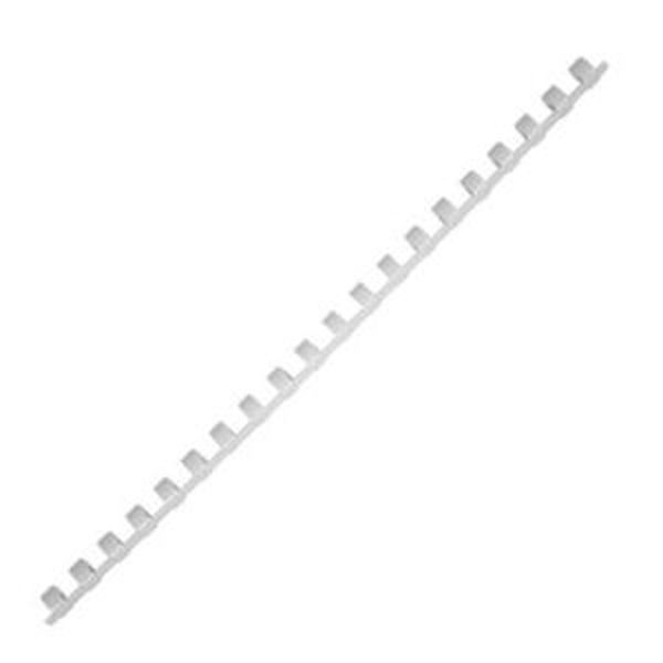 SDS Binding Comb Elements 25 Sheet 6mm White 100s