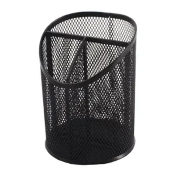 SDS Wire Mesh Round Pen Holder Black