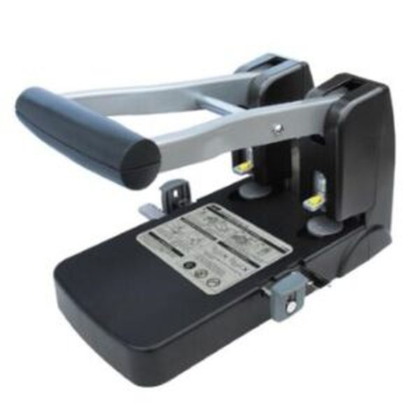 STD P1000 Power 2 Hole Heavy Duty Punch 100 Sheet Black