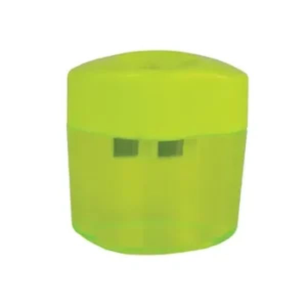 Treeline 2 Hole Barrel Sharpener Yellow