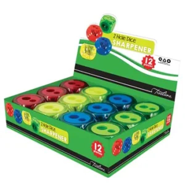 Treeline 2 Hole Dice Sharpeners Display Box 12