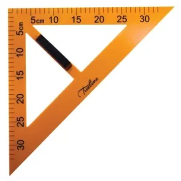 Treeline Chalkboard 45 Degree Set Square