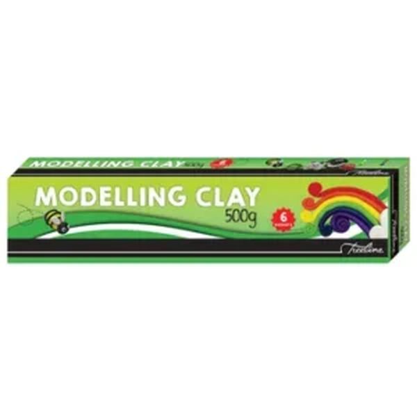 Treeline Modelling Clay 6 Colours 500g